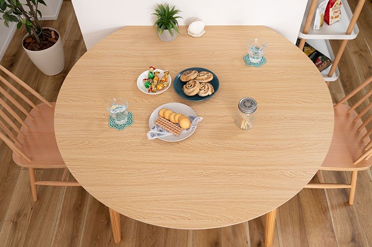 円形 ダイニングテーブル 幅120cm TAP-003 2色対応の通販情報 - 家具