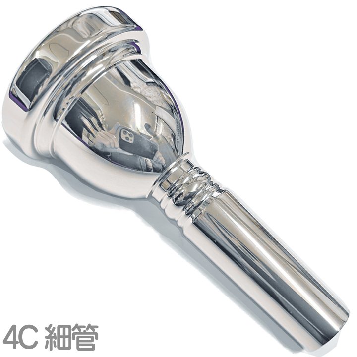 Bachバックトロンボーンマウスピース 12C 細管用 金メッキ Bach