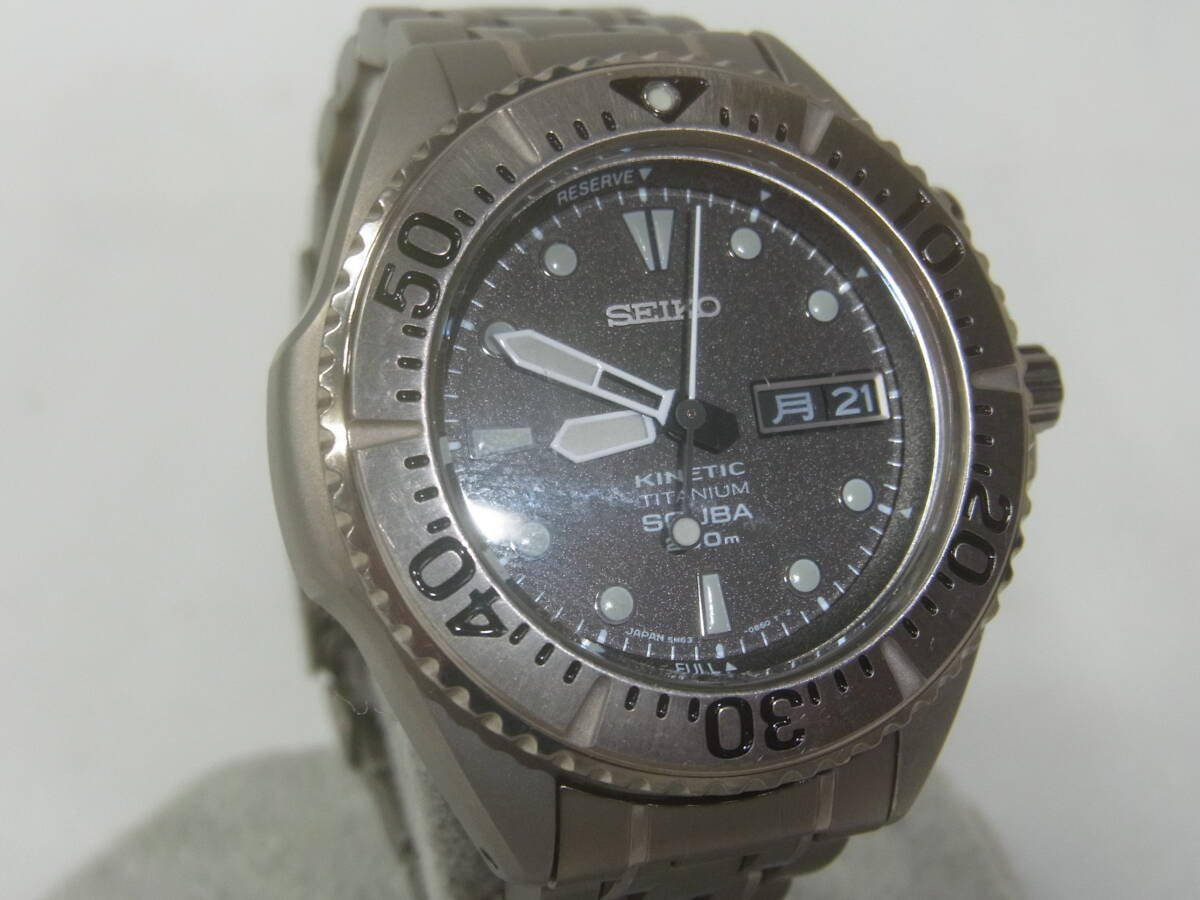 Yahoo!オークション -「seiko kinetic 5m63」の落札相場・落札価格