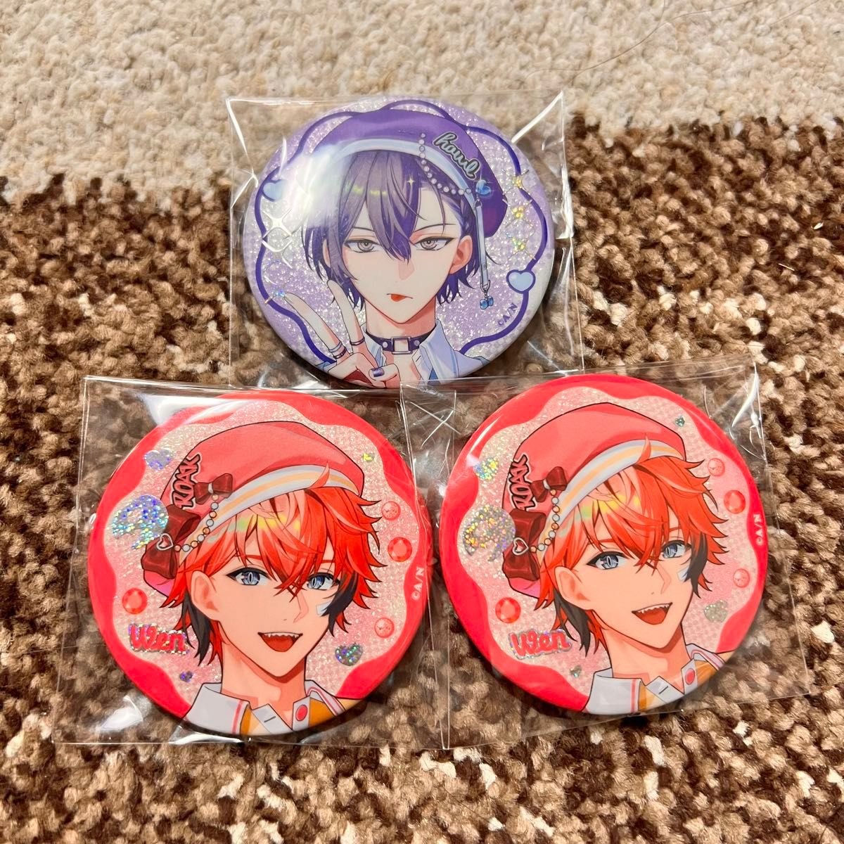 にじさんじ ぎゃうるふ 缶バッジ 小柳ロウ 赤城ウェン｜Yahoo!フリマ