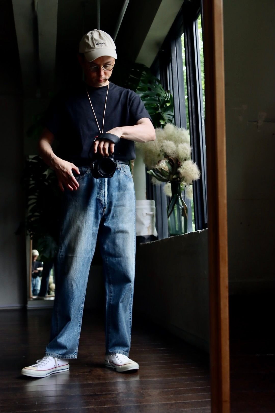 A.PRESSE - アプレッセ23AWデニム No.22 Washed Wide Denim Pants