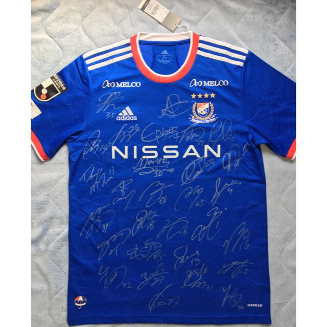 adidas - 横浜F・マリノス2021 1stユニフォーム Oサイズ 選手サイン