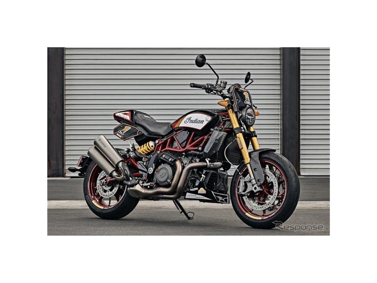 世界限定300台、インディアン『FTR x RSD Super Hooligan』を東京