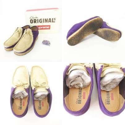 Clarks（クラークス） × シュプリーム supreme 箱付き 靴紐付き 美品