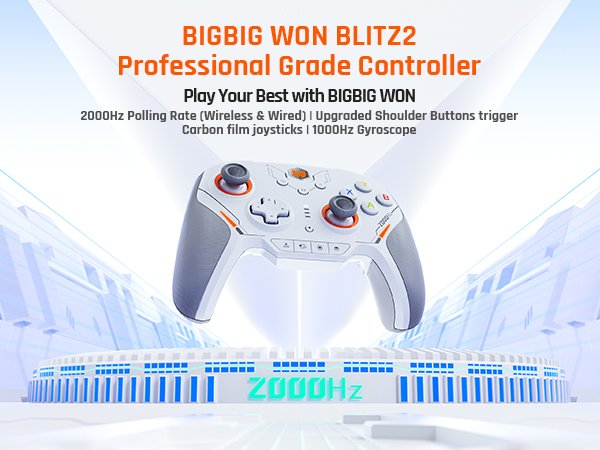 Amazon.com: BIGBIG WON BLITZ2 Wireless Controller, 16 Fully