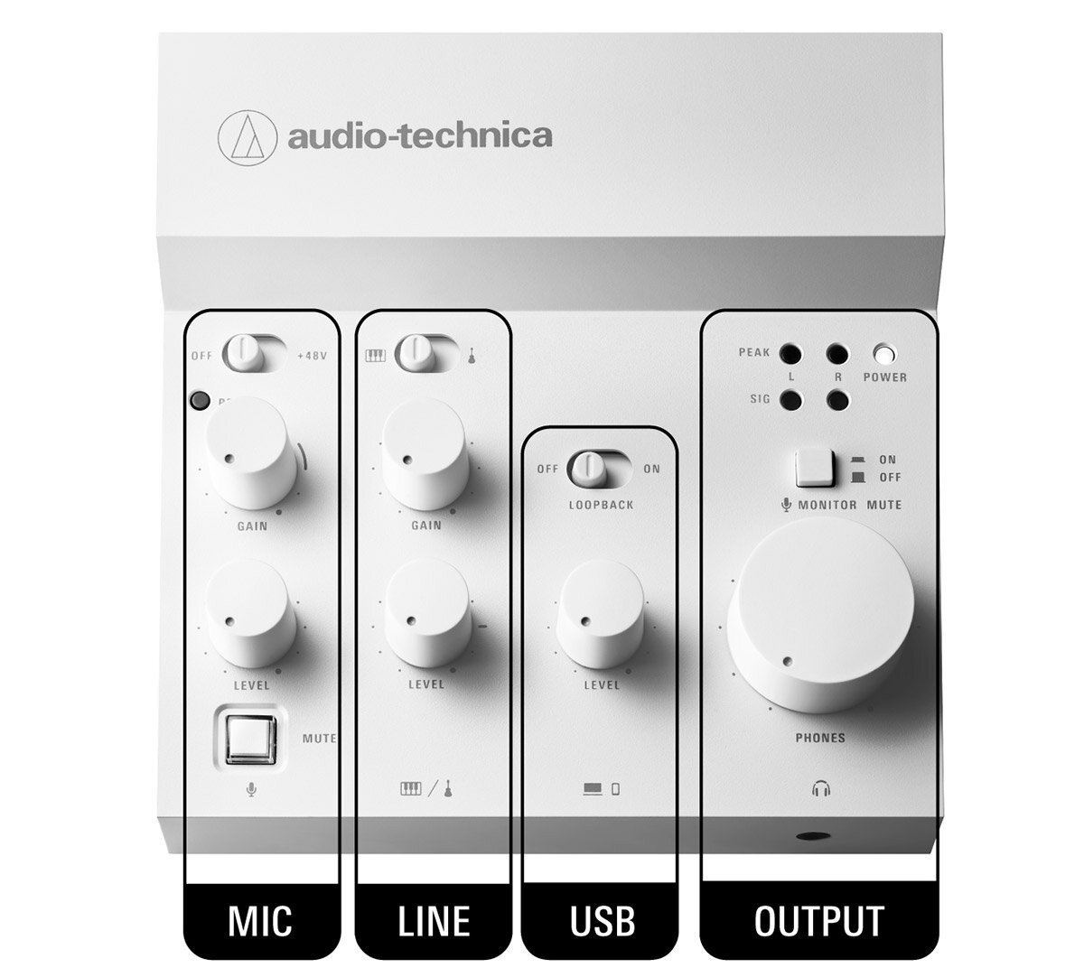 オーディオテクニカ（audio-technica） AT-UMX3 WH 公式ストア限定 USB