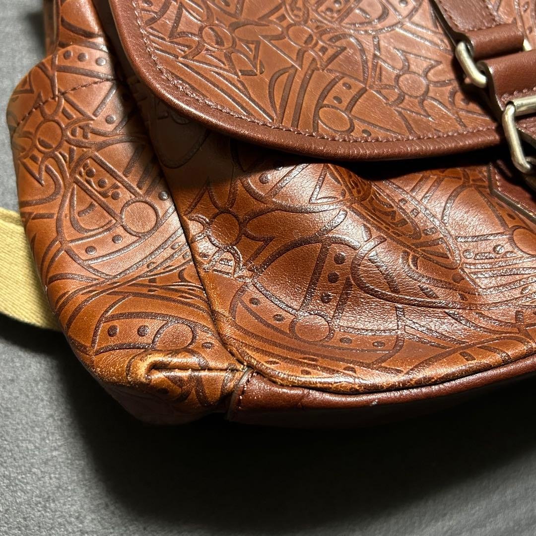 Vivienne Westwood アーサー リュック ブラウン オーブ レザー - メルカリ