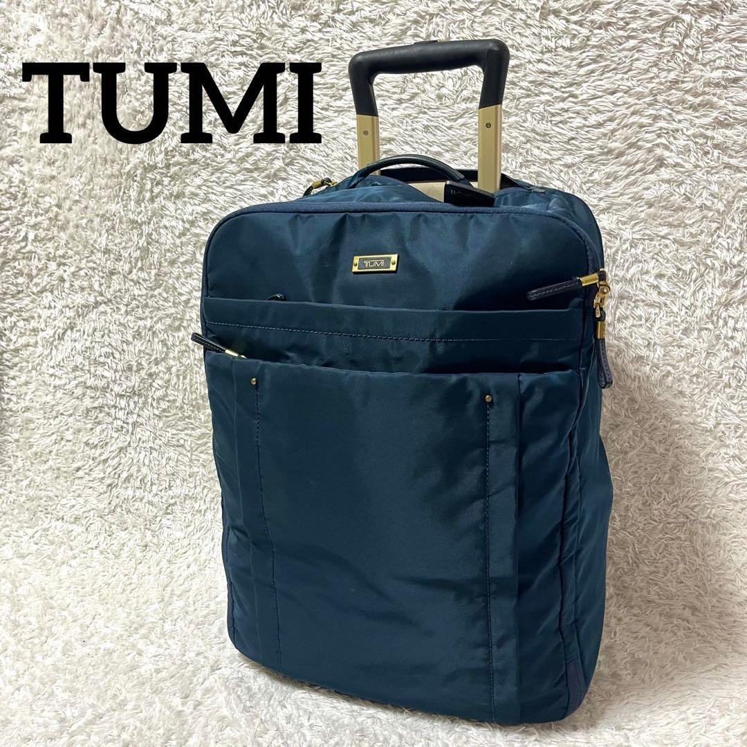 ✨激レア✨TUMI キャリーケース スーツケース ナイロン ネイビー TUMI（トゥミ） 《クーポン配布中》トゥミ キャリーケース ショート